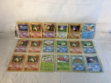 Lot of 18 Pcs Collector Pokemon TCG Assorted Trading Card Game - See Pictures