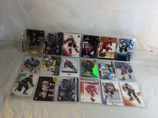 Lot of 18 Pcs Collector Modern NHL Hockey Sport Trading Assorted Cards & Players -See Pictures