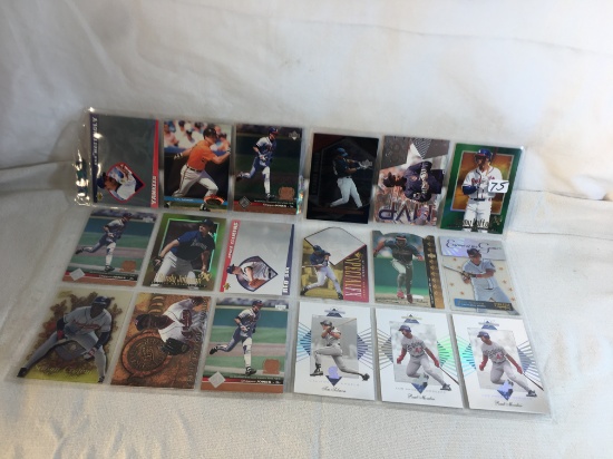 Lot of 18 Pcs Collector Modern MLB Baseball  Sport Trading Assorted Cards & Players -See Pictures