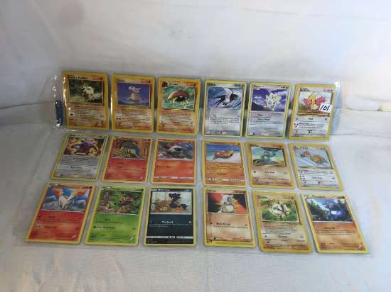 Lot of 18 Pcs Collector Modern Assorted Pokemon Trading Assorted Game Cards - See Pictures