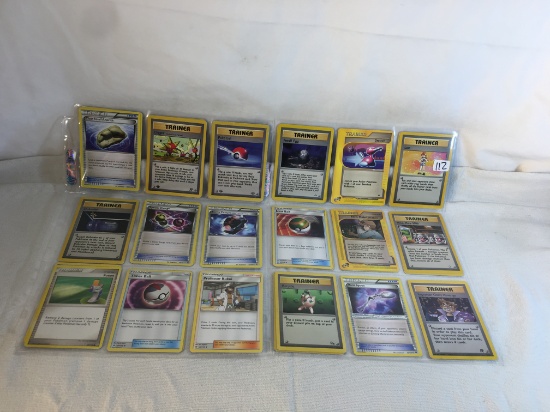 Lot of 18 Pcs Collector Modern Assorted Pokemon Trading Assorted Game Cards - See Pictures