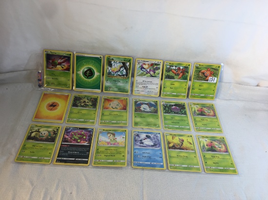 Lot of 18 Pcs Collector Modern Assorted Pokemon Trading Assorted Game Cards - See Pictures