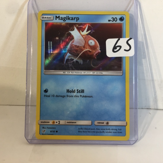 Collector Modern 2019 Pokemon Trading Game Basic Magikarp HP30 Hold Still Trading Game Card 8/18
