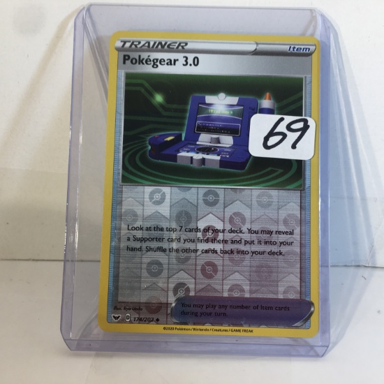 Collector Modern 2020 Pokemon TCG Trainer Pokegear 3.0 Trading Game Card 174/202