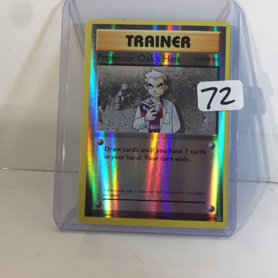 Collector Modern 2016 Pokemon TCG Tradiner Professir Oak's Hint Trading Game Card 84/108