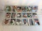 Lot of 18 Pcs Collector Vintage  MLB Baseball  Sport Trading Assorted Cards & Players - See Photos