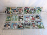 Lot of 18 Pcs Collector Vintage  MLB Baseball  Sport Trading Assorted Cards & Players - See Photos
