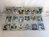Lot of 18 Pcs Collector Vintage  MLB Baseball  Sport Trading Assorted Cards & Players - See Photos