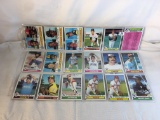 Lot of 18 Pcs Collector Vintage  MLB Baseball  Sport Trading Assorted Cards & Players - See Photos