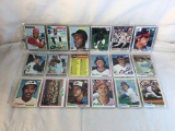 Lot of 18 Pcs Collector Vintage  MLB Baseball  Sport Trading Assorted Cards & Players - See Photos