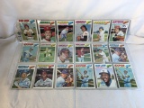 Lot of 18 Pcs Collector Vintage  MLB Baseball  Sport Trading Assorted Cards & Players - See Photos