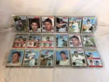 Lot of 18 Pcs Collector Vintage  MLB Baseball  Sport Trading Assorted Cards & Players - See Photos