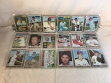 Lot of 18 Pcs Collector Vintage  MLB Baseball  Sport Trading Assorted Cards & Players - See Photos