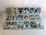 Lot of 18 Pcs Collector Vintage  MLB Baseball  Sport Trading Assorted Cards & Players - See Photos