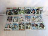 Lot of 18 Pcs Collector Vintage  MLB Baseball  Sport Trading Assorted Cards & Players - See Photos