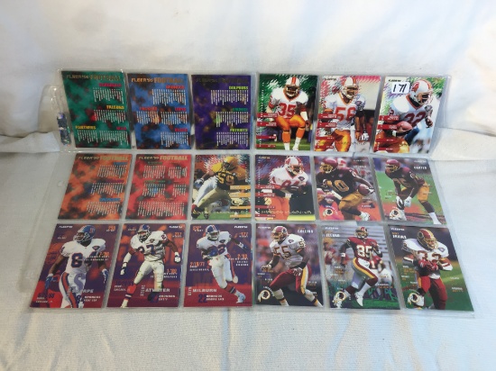 Lot of 18 Pcs Collector Modern NFL Football Sport Trading Assorted Cards and Players -See Pictures