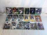 Lot of 18 Pcs Collector Modern NFL Football Sport Trading Assorted Cards and Players -See Pictures