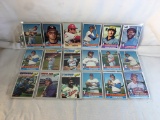 Lot of 18 Pcs Collector Vintage  MLB Baseball  Sport Trading Assorted Cards & Players - See Photos