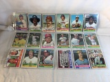 Lot of 18 Pcs Collector Vintage  MLB Baseball  Sport Trading Assorted Cards & Players - See Photos