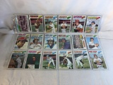 Lot of 18 Pcs Collector Vintage  MLB Baseball  Sport Trading Assorted Cards & Players - See Photos