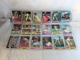 Lot of 18 Pcs Collector Vintage  MLB Baseball  Sport Trading Assorted Cards & Players - See Photos