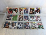 Lot of 18 Pcs Collector Vintage  NFL Football Sport Trading Assorted Cards & Players - See Photos