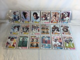 Lot of 18 Pcs Collector Vintage  NFL Football Sport Trading Assorted Cards & Players - See Photos