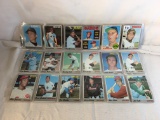 Lot of 18 Pcs Collector Vintage  MLB Baseball  Sport Trading Assorted Cards & Players - See Photos