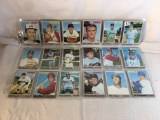 Lot of 18 Pcs Collector Vintage  MLB Baseball  Sport Trading Assorted Cards & Players - See Photos