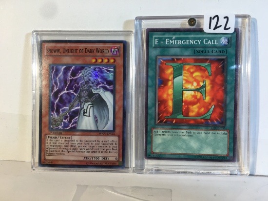 Lot of 2 Pcs Collector Modern YU-Gi-Oh Assorted Trading Game Cards - See Pictures