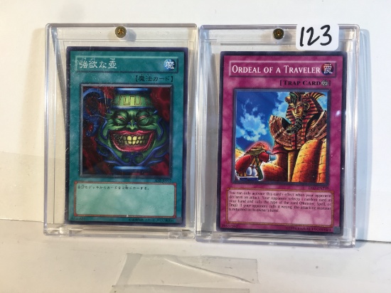 Lot of 2 Pcs Collector Modern YU-Gi-Oh Assorted Trading Game Cards - See Pictures