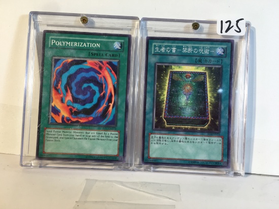 Lot of 2 Pcs Collector Modern YU-Gi-Oh Assorted Trading Game Cards - See Pictures
