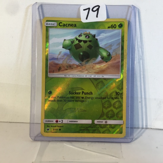 Collector Modern 2017 Pokemon TCG Basic Cacnea HP60 Pokemon Trading Game Card 5/111