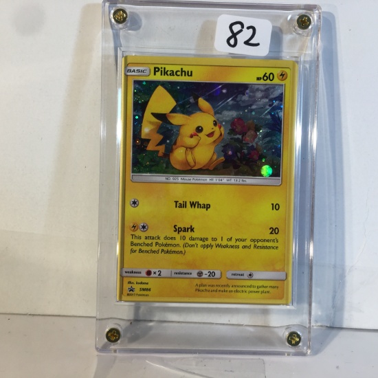 Collector Modern 2017 Pokemon TCG Basic Pikachu HP60 Pokemon Trading Game Card SM86
