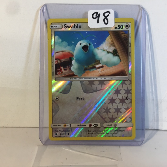 Collector Modern 2017 Pokemon TCG Basic Swablu HP50 Pokemon Trading Game Card 79/111