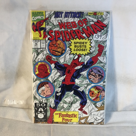 Collector Vintage Marvel Comics Web Of Spider-man Comic Book No.76
