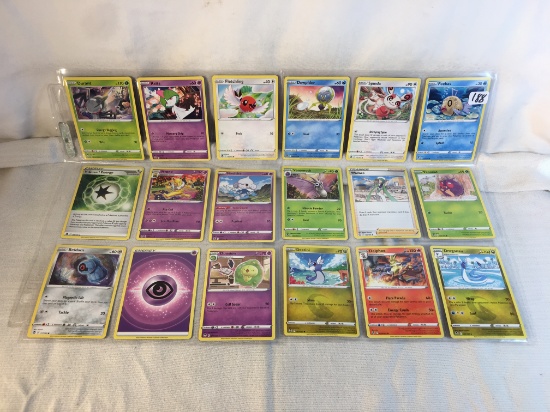 Lot of 18 Pcs cOllector Modern Pokemon Trading Assorted Game Cards - See Pictures