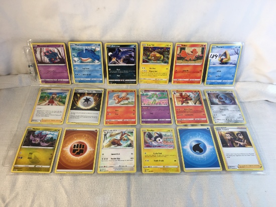 Lot of 18 Pcs cOllector Modern Pokemon Trading Assorted Game Cards - See Pictures