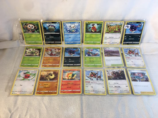 Lot of 18 Pcs cOllector Modern Pokemon Trading Assorted Game Cards - See Pictures