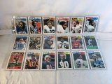 Lot of 18 Pcs Collector Vintage NFL Football Sport Trading Assorted Cards and Players - See Pictures