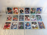 Lot of 18 Pcs Collector Vintage NFL Football Sport Trading Assorted Cards and Players - See Pictures