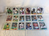 Lot of 18 Pcs Collector Vintage NFL Football Sport Trading Assorted Cards and Players - See Pictures
