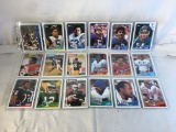 Lot of 18 Pcs Collector Vintage NFL Football Sport Trading Assorted Cards and Players - See Pictures