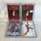 Lot of 4 Pcs Collector Modern NBA Basketball Sport Trading Assorted Cards and Players -See Pictures