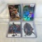 Lot of 4 Pcs Collector Modern NBA Basketball Sport Trading Assorted Cards and Players -See Pictures