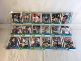 Lot of 18 Pcs Collector Vintage NFL Football Sport Trading Assorted Cards & Players - See Pictures