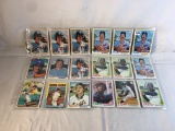 Lot of 18 Pcs Collector Vintage MLB Baseball Sport Trading Assorted Cards & Players -See Pictures