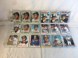 Lot of 18 Pcs Collector Vintage MLB Baseball Sport Trading Assorted Cards & Players -See Pictures