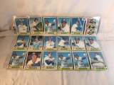 Lot of 18 Pcs Collector Vintage MLB Baseball Sport Trading Assorted Cards & Players -See Pictures