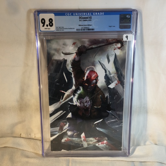 Collector CGC Universal Grade 9.8 Dceased #2 D.C. Comics 8/19 MidtownComics Edition C Comic Book